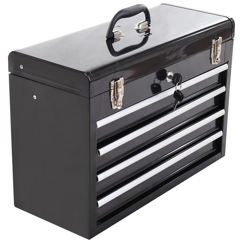 WFX Utility Tool Chest 4 Drawer Storage Toolbox Top Compartment
